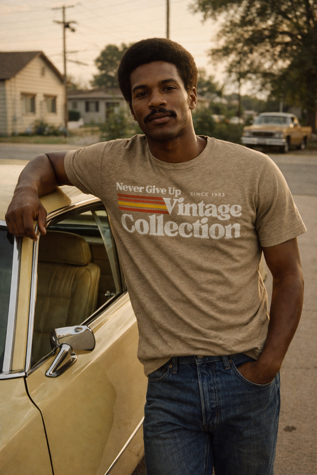 Vintage Retro Collection - Never Give Up Vintage Collection