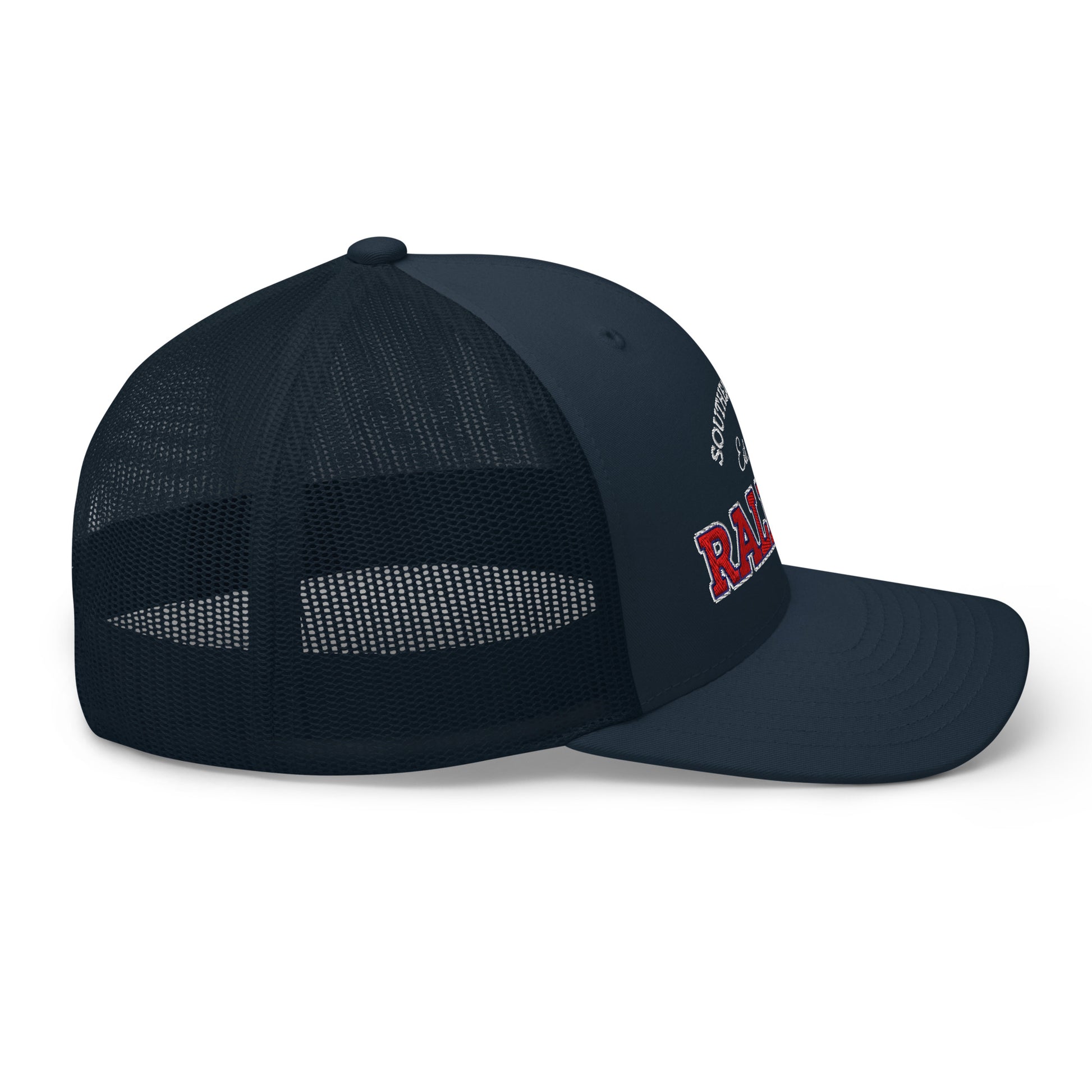 Raleigh Warriors Athletic Club trucker cap with "Southside Est. 1860" text.
